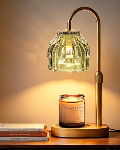 Homelist Candle Warmer, Adjustable Height Green Candle Warmer Lamp