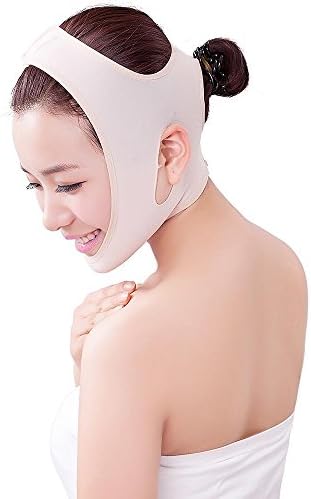 BFRed Face Slimming Cheek Mask,Full  Face Style Anti Wrinkle Face Slimming, V Face Line Slim up Belt (XL)