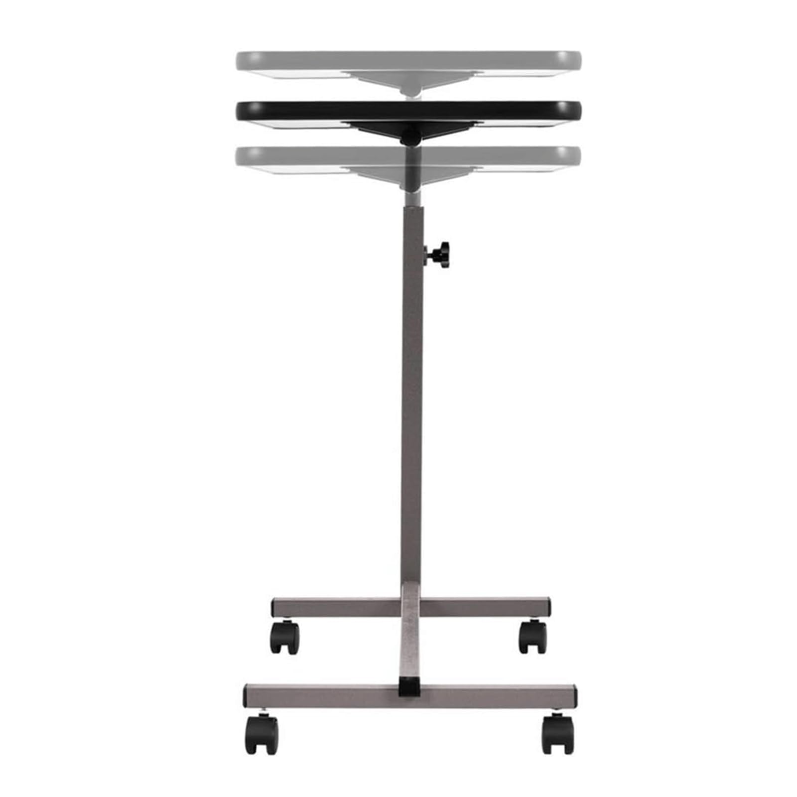Tavolo Servitore Tavolino servitore Tavolino moderno regolabile in PVC con rotelle, scrivania mobile, scrivania per laptop con ruote, comodino sollevabile