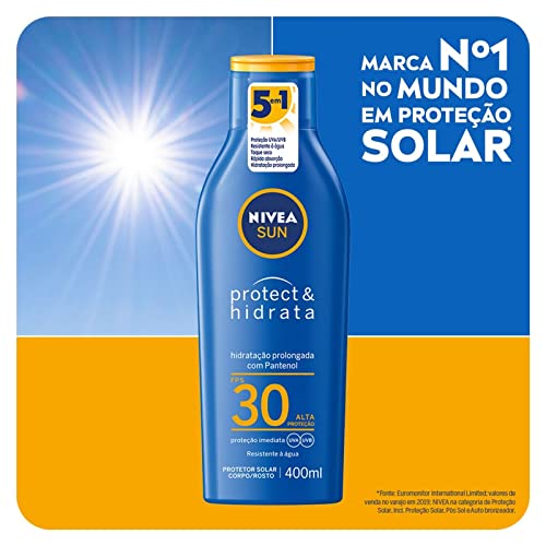 Protetor Solar NIVEA SUN Protect & Hidrata FPS30 400ml, Nivea