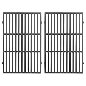 GIRXZYBX 7638 7639 7525 7527 44,5 cm Grillroste für Weber Spirit 300 Serie 310 E310 320 S310 S320 (Bedienknöpfe vorne) Gekauft, Gusseisen Rost Ersatzteile für Weber Spirit 300 and Spirit II 300