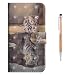 Produktbild Grandoin Huawei Honor 8X Hülle, Handyhülle im Brieftasche-Stil für Huawei Honor 8X Handytasche PU Leder Flip Cover 3D Bunte Muster Book Case Schutzhülle Etui Case (Katze und Tiger)