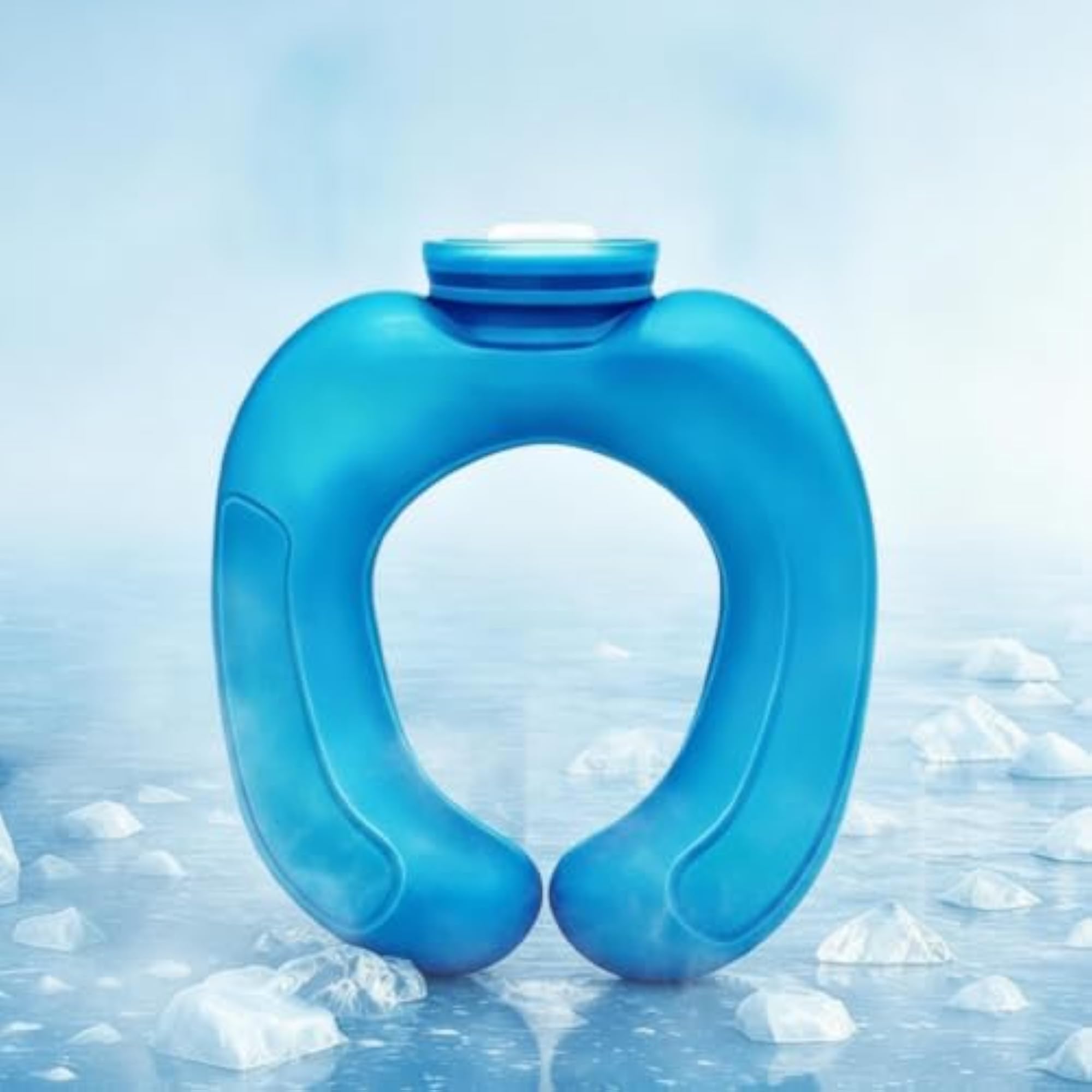 Neck Cooling Bag, Fillable Leakproof Ice Bag for Campers