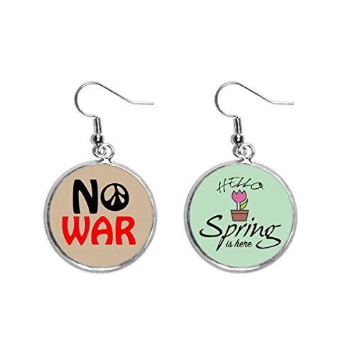 Pendientes de primavera Amor y Paz para lucir en paseos y terrazas