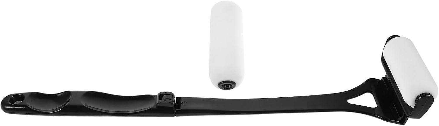 GARVALON Back Lotion Applicator with 2 Replaceable Rollers Long Folding Handle for Applying Cream Sunscreen and Body Lotion to Back for Men and Women Daily Skin Care