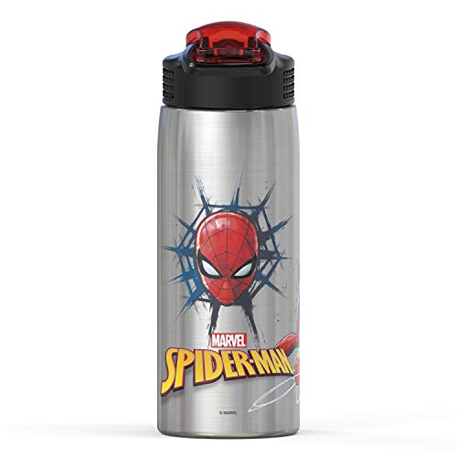 image for Zak Designs 27oz Marvel 18/8 Single Wall Stainless Steel Water Bottle 