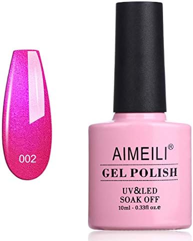 AIMEILI Soak Off UV LED Gel Nail Polish - Clear Rose Nude (022) 10ml