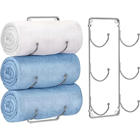 Mutool Wall Mounted Towel Rack Set of 2 Cover