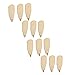 BRUBAKER Fan Blades Replacement Kit for 18" & 24" Pyramid - Natural Brown - 12 Fan Blades