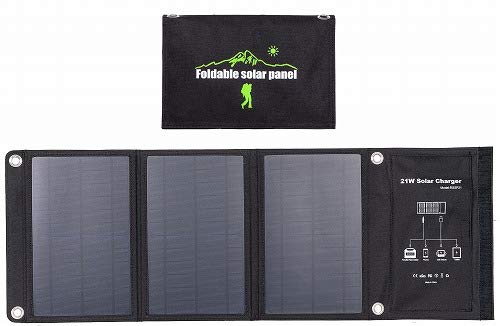 HIDISC ポータブルステーションSシリーズ用 USB 21W 3面 ソーラーパネルセット