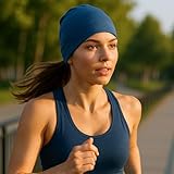 ASVP Shop Merino Wool Beanie Hat – Soft, Warm, Odor-Resistant, Quick-Dry, Anti-Bacterial Cap for Men & Women Blue - Image 2