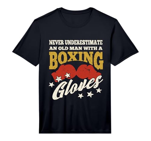 Men's Old Man Boxing Gloves Performance T-Shirt