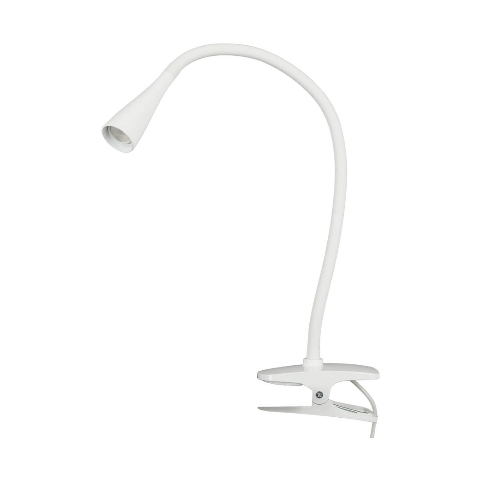 LED Lámpara de pinza 'Baris' (Moderno) en Blanco hecho de Metal (1 llama,) de Lindby | lámpara de mesa, lámpara de mesa, lámpara de lectura