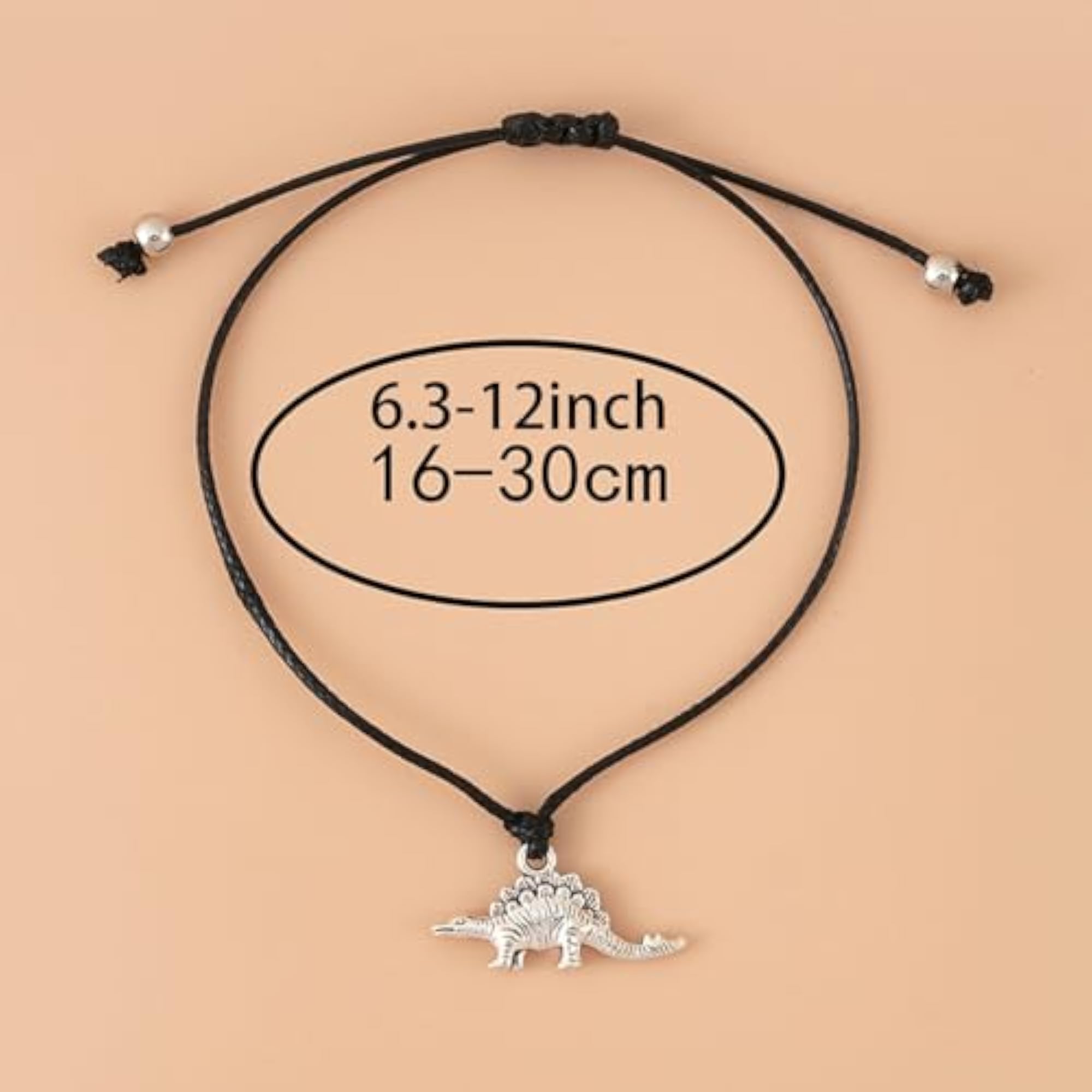 Dinosaur Friendship Bracelets Set for 3, Sibling Gift