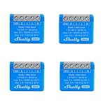 Shelly – Shelly 1 Mini Gen4, 4er Pack, WLAN-Smart-Relaisschalter, 1 K
