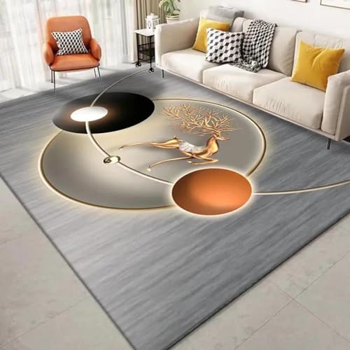 Tapis de salon moderne 120x170cm pour table basse et chambre