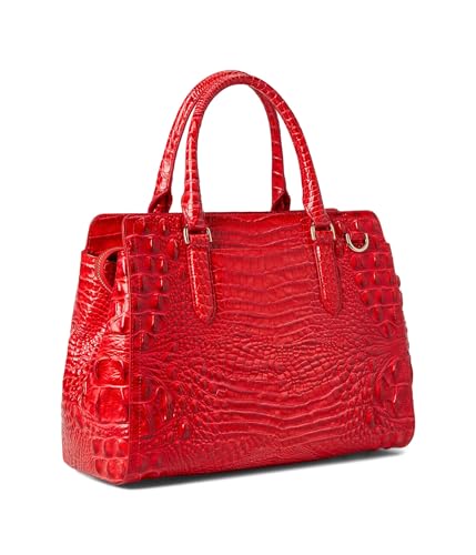 Brahmin Small Finley Satchel, Sriracha2