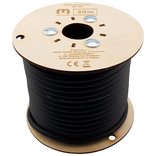 Reds Music Speaker Cable SP100 (2x1,5mm²) OFC Twinax PVC, (20m), Black