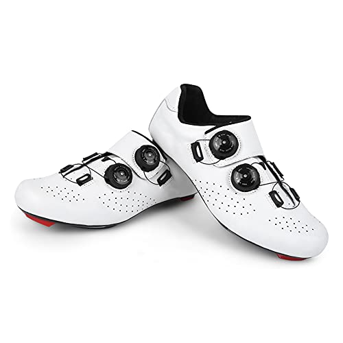 Chaussures de cyclisme sur route en cuir artificiel durable
