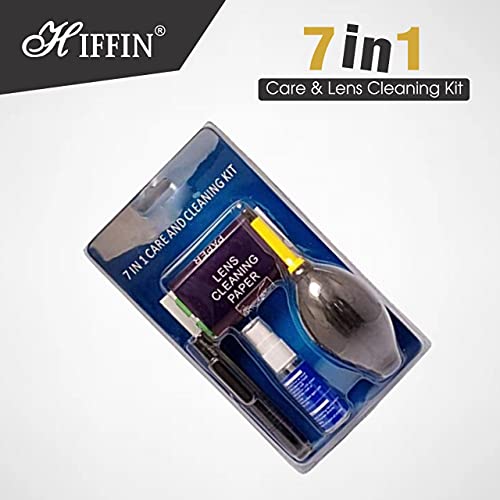 Image of HIFFIN 7 in 1 Care and Lens Cleaning kit for Nikon Canon Sony All Digital & flim Camera Lenses,binocluars, LCD Screens