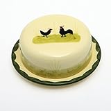 Herkunft: Made in Germany Zeller Keramik Zwiebeldose Hahn und Henne