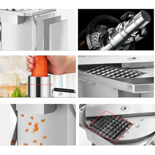 Cortadora automática de verduras y frutas acero inoxidable miniatura 6