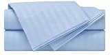 Mezzati Luxury Striped Bed Sheet Set - Soft and Comfortable 1800 Prestige Collection - Brushed Micro