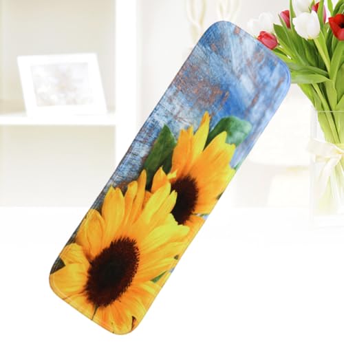 Tapis d'escalier antidérapant 5 pièces polyester caoutchouc avec bande adhésive - 7