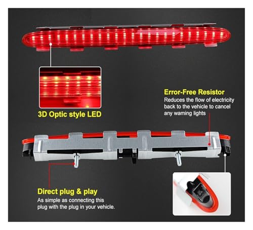 Feu stop troisième pour Benz CLK W209 C209 LED rouge - 6