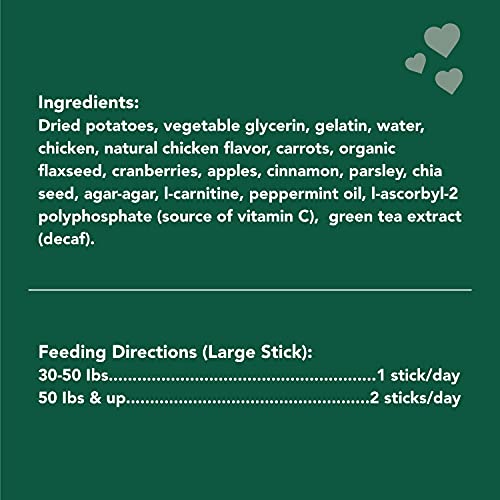 Get Naked Grain Free 1 Pouch 6.6 Oz Weight Management Dental Chew Sticks, Large #TOP4