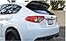 Extreme Online Store Repalcement for 2008-2014 Subaru WRX & STi Hatchback Wagon Models ABS Plastic Primer Black Rear Roof Add-On Extension Wing Spoiler Gurney Flap