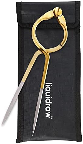 Liquidraw Portland Navigation Divider Marine Nautical Single Handed Straight Divider Solid Brass 8"