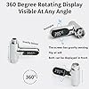 Ipalmay LED Digital Baby Bath Water Thermometer, 360° Rotating Screen Real-Time Water Flow Temperature Monitor, Self-Generating 0~100℃ for Kids Elderly Pets #3