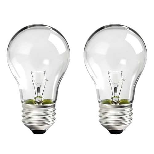Joworthy 2 Pcs 5032-6 Light Bulbs Replacement for Lamp Bulb 5032-6 40 Watt, E26 Medium Base A15 120V Appliance Bulb for 16.3/17" Lamps and Glitter Lamps, 2700K Warm White, Incandescent Lamp