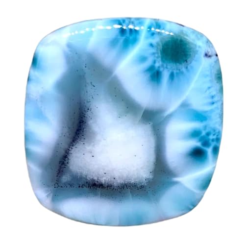 Larimar cabochon en vrac de 37mm, pierre naturelle pour créer votre pendentif DIY