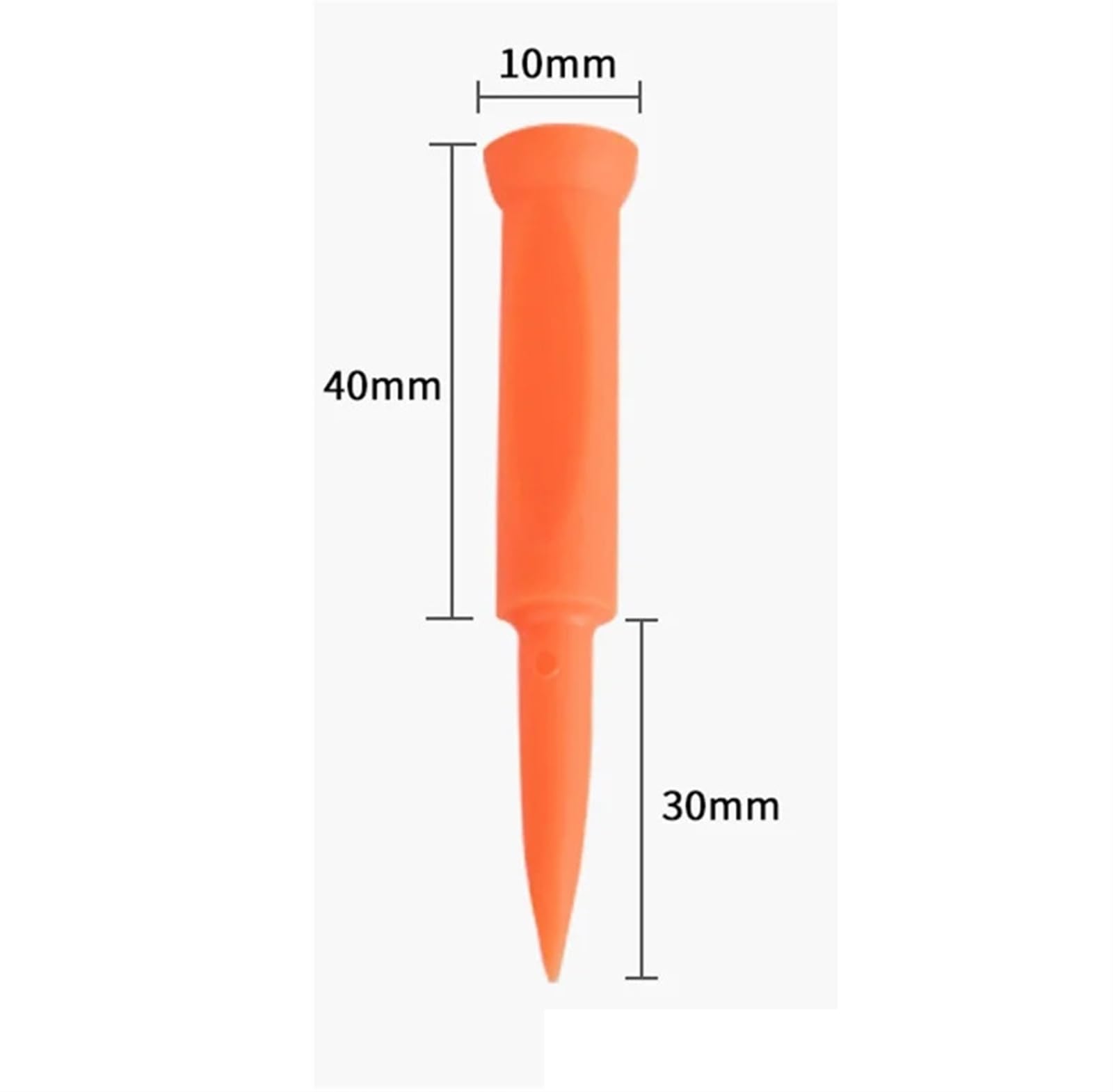Golf Tee 20 Teile/Satz Tragbare Golf-Tees Kunststoff 70mm Vier Farbe Lange Tee Golf Praxis Training Zubehör for Golf Praxis FüR Einen Idealen Abschlag