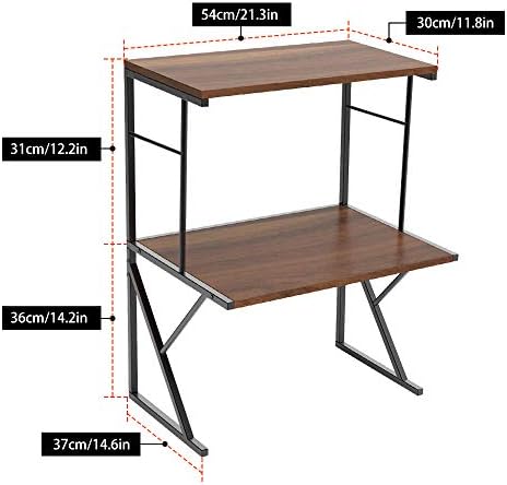 Kitchen Shelf,4HOMART Spice Rack Microwave Oven Storage Rack Two-Layer Desktop Oven Shelf