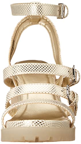 Dirty Laundry Womens France Cloud Snake Heeled Sandal, Natural, 7.5 Us #TOP14