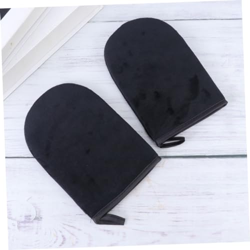 DOITOOL 2 Peças Mini Luva Bronzeadora Facial Loção Para Rosto Luvas Esfoliantes Luva Facial Para Loç