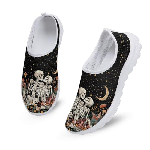 KEIAHUAN Trendy Running Shoes for Women Sneakers, Casual Lightweight Training Shoes Non-Slip Athletic Tennis Shoes