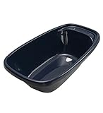 roba bade-wickelkombination 'baby pool' Mit Ablauf im Boden und kleiner Ablagefläche.