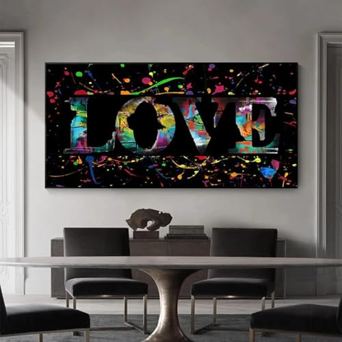 Graffiti mural art photos peintures pour dynamiser un salon terne