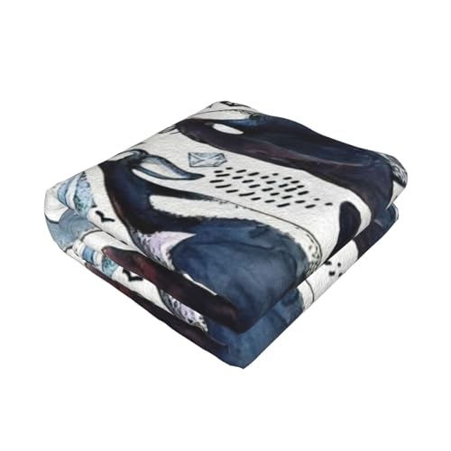 Couverture de lit orque EdWal en microfibre légère