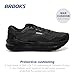 Brooks Men’s Ghost Max Cushion Neutral Running & Walking Shoe - Black/Black/Ebony - 9 Medium