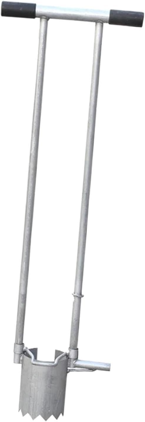 Soil Sampler Probe Soil Sampling Corn Sturdy Transplanting Device Plant Transplanter Bulb Planter Tool, Stainless Steel, 12cm Diameter