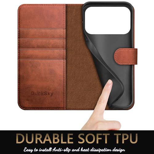 DuckSky Genuine Leather Wallet Case