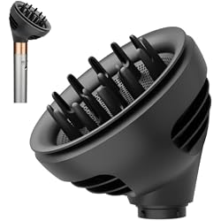 YTCHYYSK Wave Curl Diffuser Attachment for Dyson Airwrap HS01 HS05 HS08 | Upgraded Hair Diffuser Nozzle Dome and Diffuse Modes to Dryer Faster and Define Waves Curls Hair