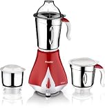 Preethi Spice MG 203 550-Watt mixer-grinder (Cherry Red with Cream Border) / Fre...