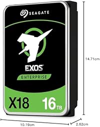 Disco de NAS 16 TB, recertificado (Seagate Exos o IronWolf Pro)
