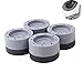 Produktbild QIRU 4 Pcs Washing Machine Foot Pads Shock and Noise Cancelling Washing Machine Support, Anti-Slip Rubber Anti-Vibration Washing Machine Pad (6CM)